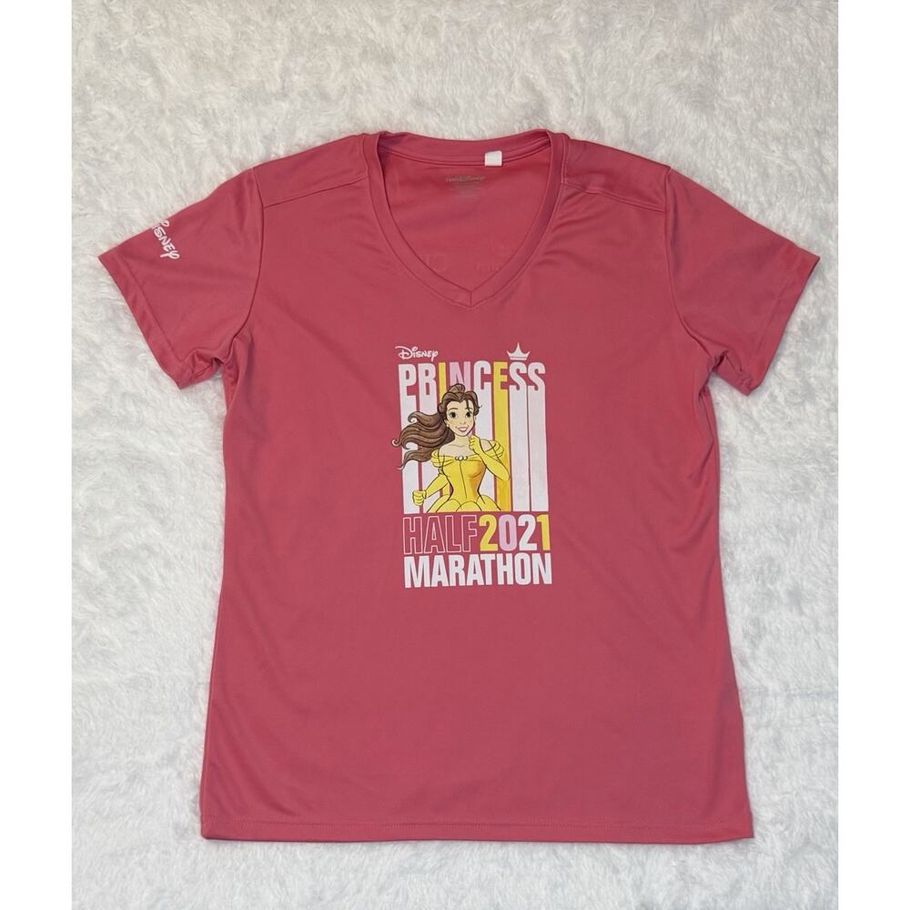 Disney Princess Half Marathon 2021 Shirt Womens Medium Pink runDisney Belle